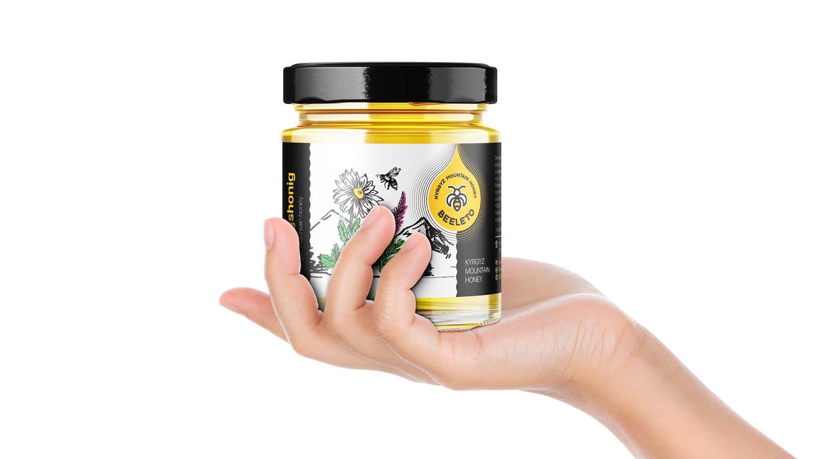 歐洲honey優質天然蜂蜜包裝設計