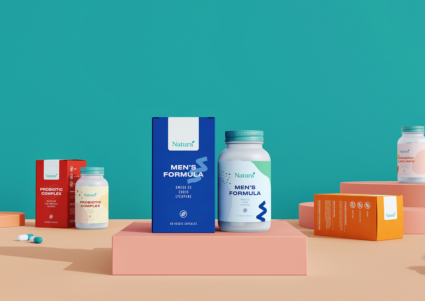 Natura - 保健品品牌&包裝設計（如何元素提煉及色彩定位）