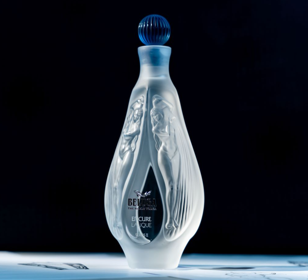 Lalique 和 Beluga 推出 Beluga Epicure Series II，合作推出伏特加包裝設(shè)計