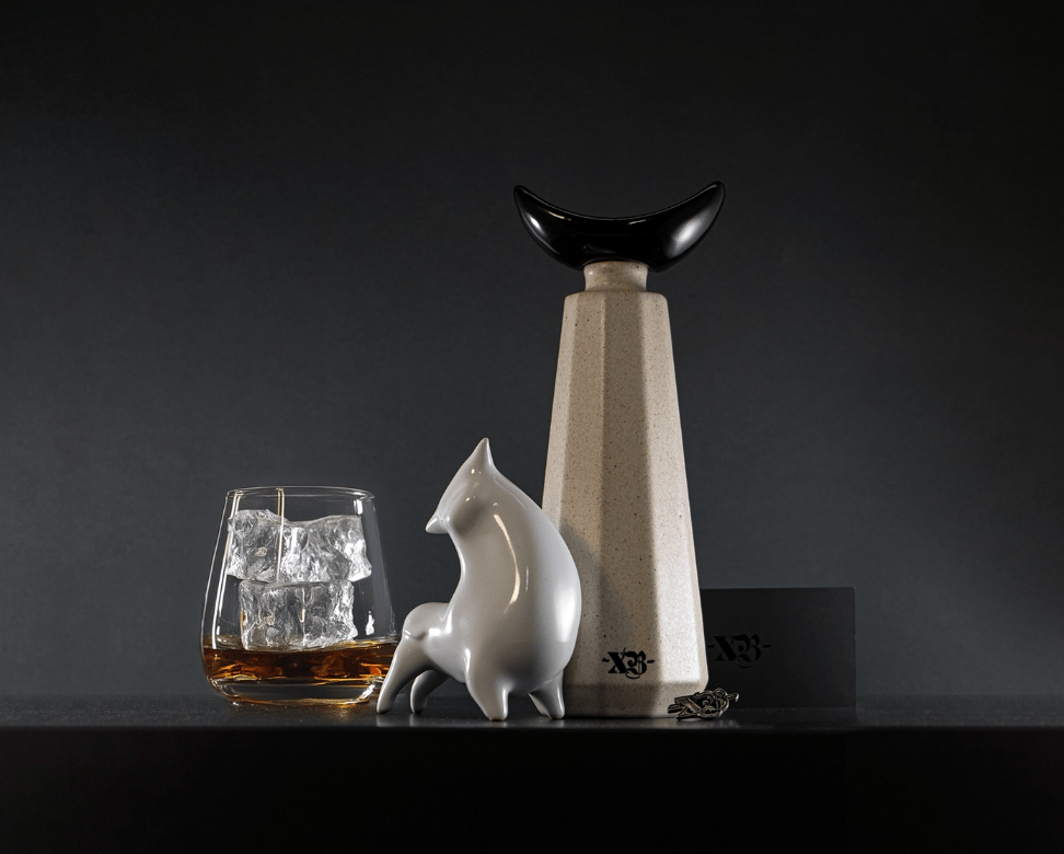 龍舌蘭酒紀(jì)念瓶設(shè)計(jì)：海伊工作室（Hi Estudio）設(shè)計(jì)的布拉米多（Bramido）龍舌蘭酒限量版酒瓶，致敬十年卓越歷程。
